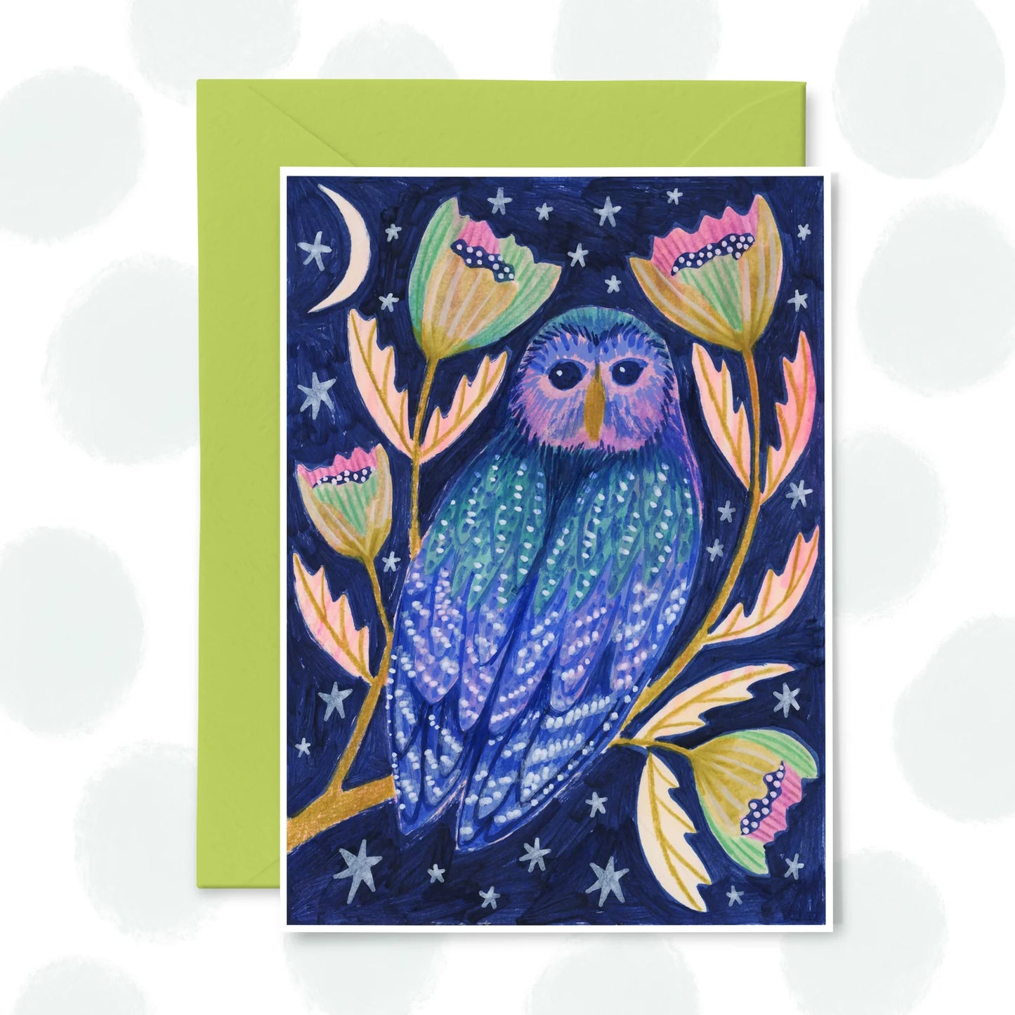 Midnight Owl - Greetings Card