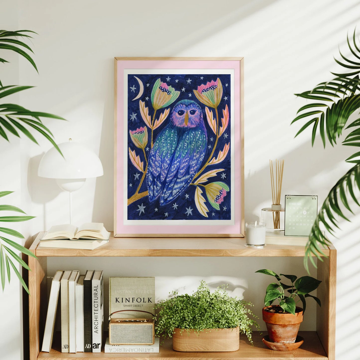 Midnight Owl Art Print