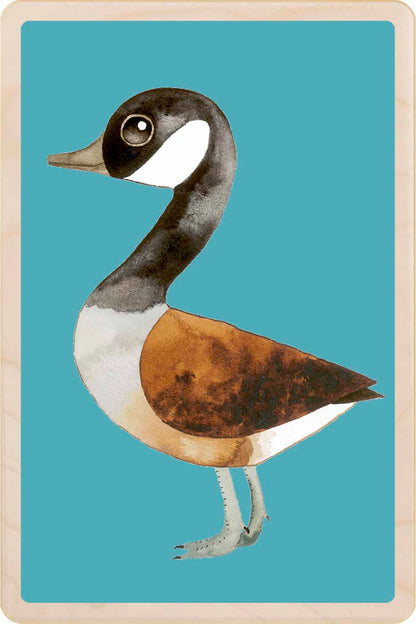 Canada Goose Wooden Postcard
