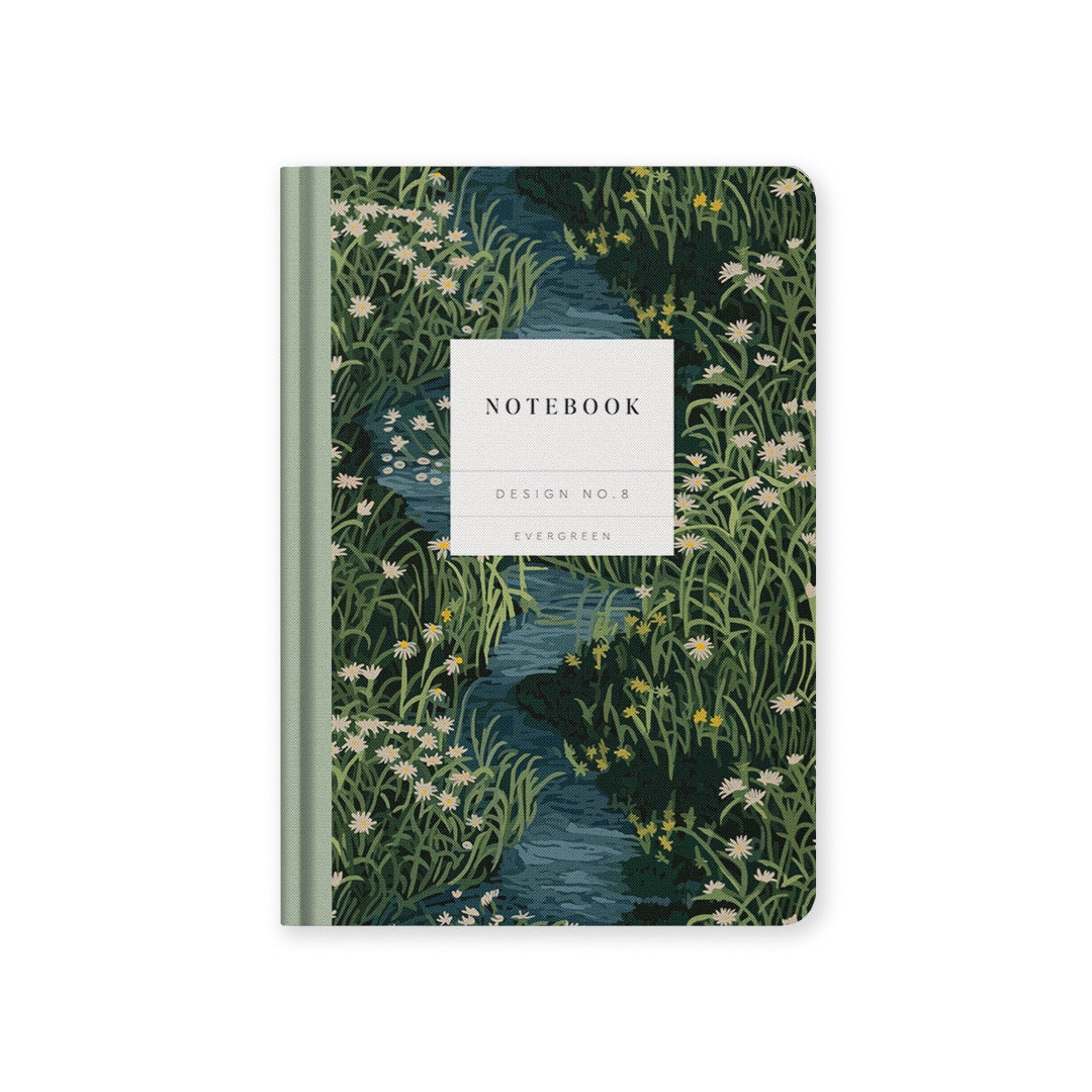 Marsh Daisies - Lined Hardback Notebook