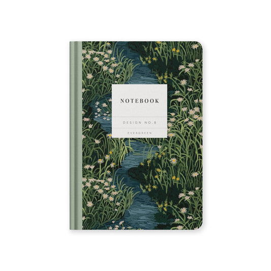 Marsh Daisies - Lined Hardback Notebook