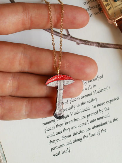 Mushroom Necklace
