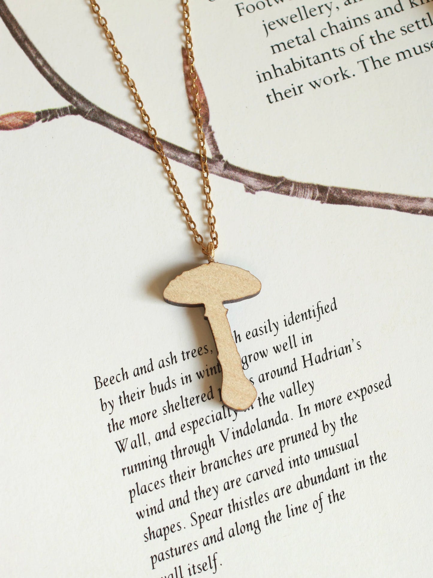 Mushroom Necklace