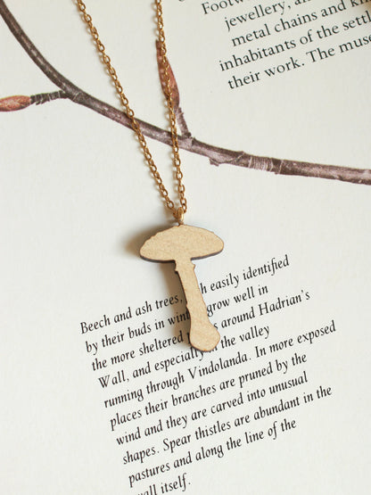Mushroom Necklace