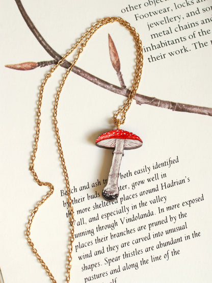 Mushroom Necklace