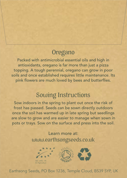 Oregano - Seed Packet