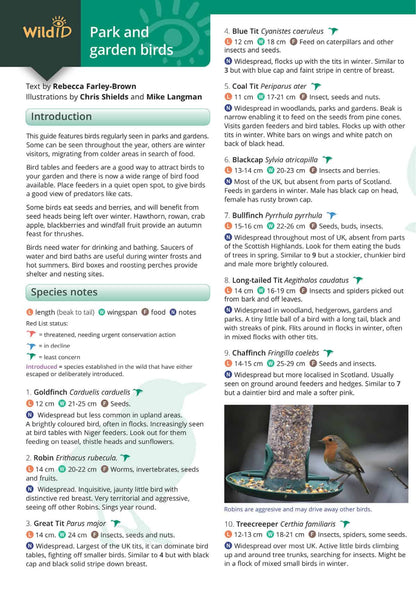 Park and Garden Birds - Wild ID Guide