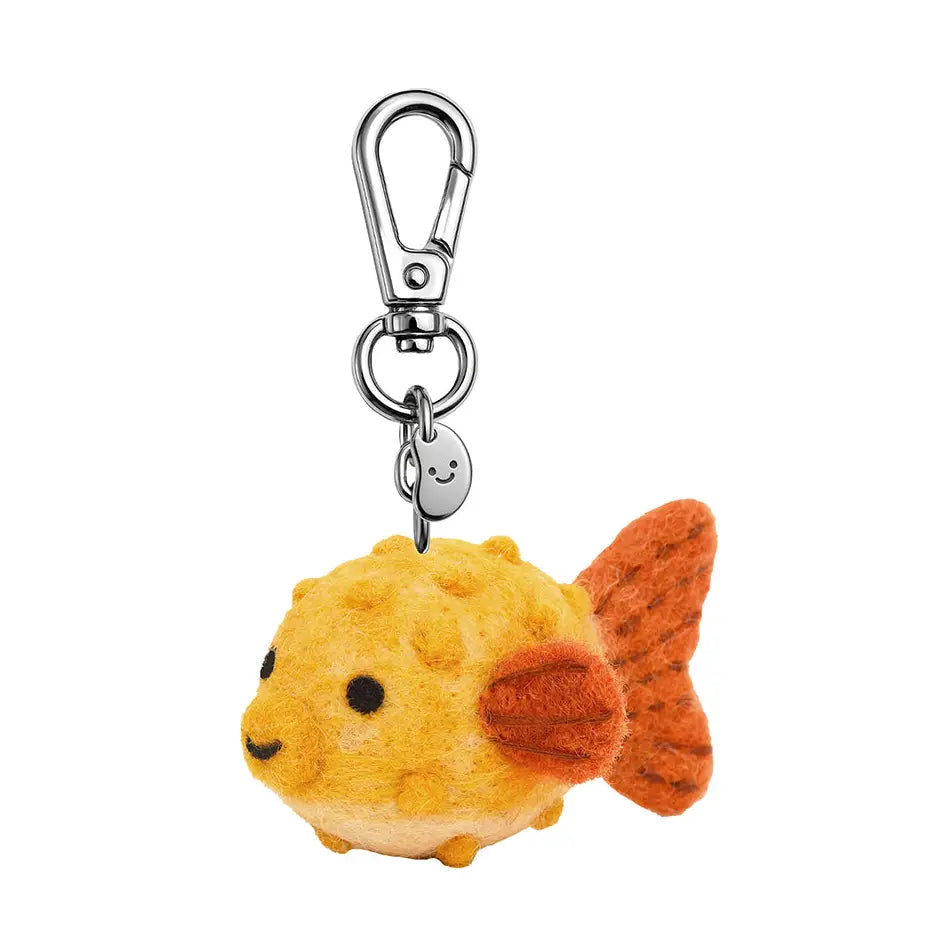 Parker the Pufferfish - Felt Keychain