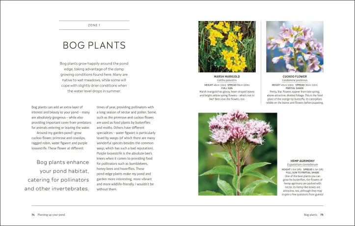 RHS How to Create a Wildlife Pond - By Kate Bradbury