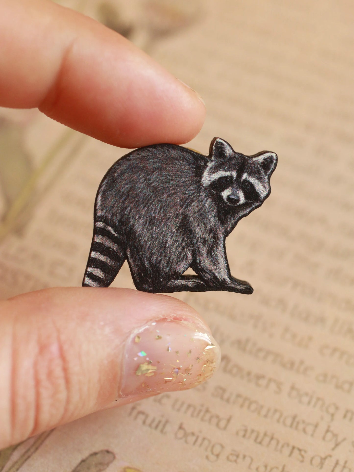 Racoon Pin