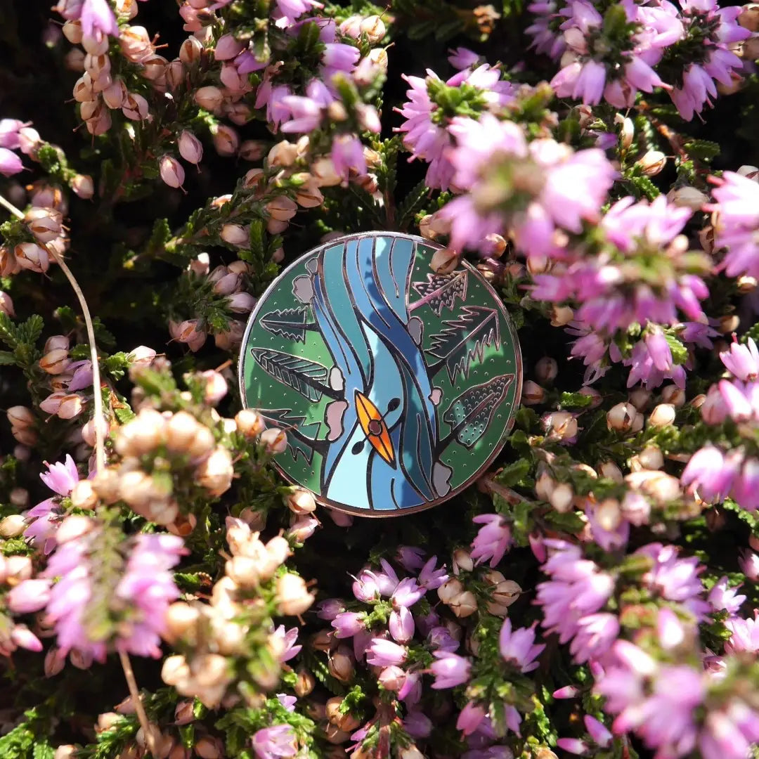 River Kayak - Enamel Pin Badge