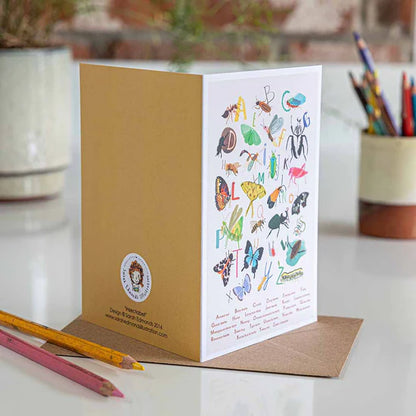 Insect Alphabet Card