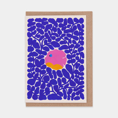 Seaweed and Fish WWF - Greetings Card
