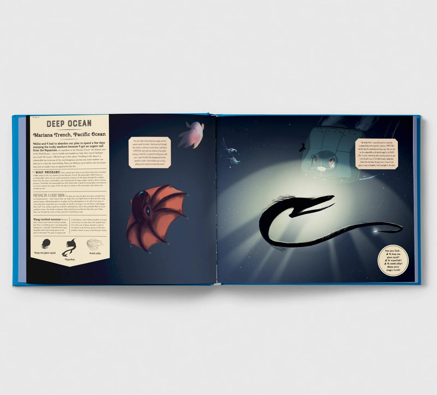 Shine Your Magic Torch: Mysteries of the Ocean - By Camilla de la Bedoyere, Illustrated by Alexandria Neonakis