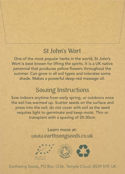 St John's Wort - Seed Packet