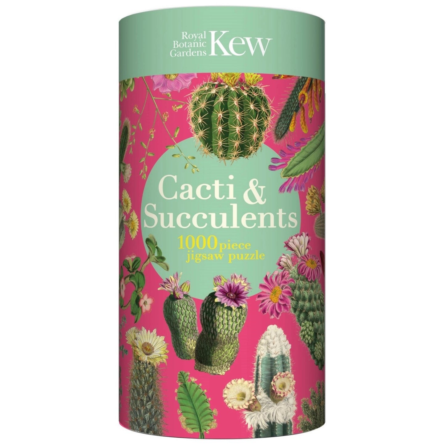 Succulents & Cacti - 1000 Piece Kew Botanical Jigsaw Puzzle