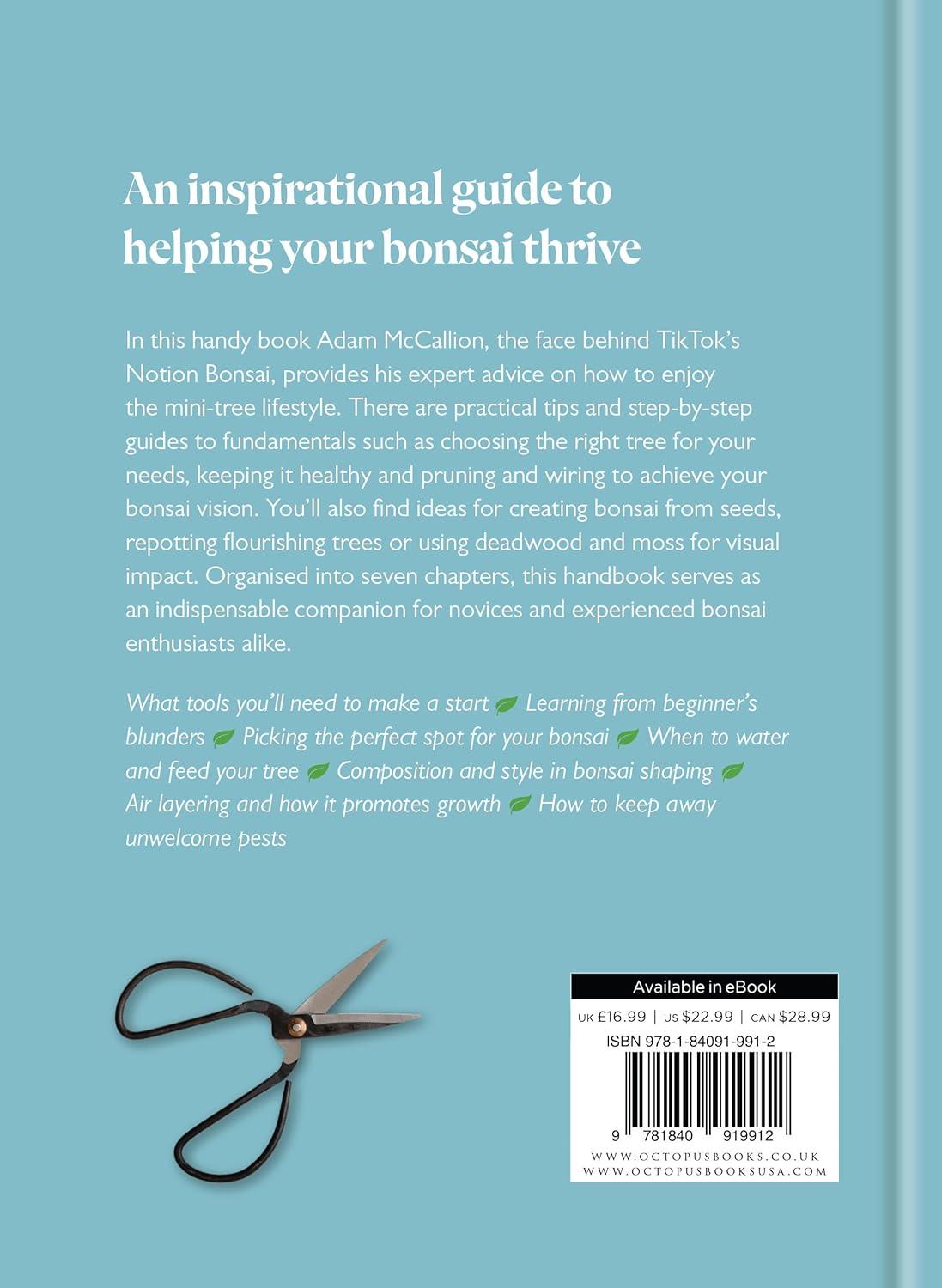 The Happy Bonsai Handbook - By Adam McCallion