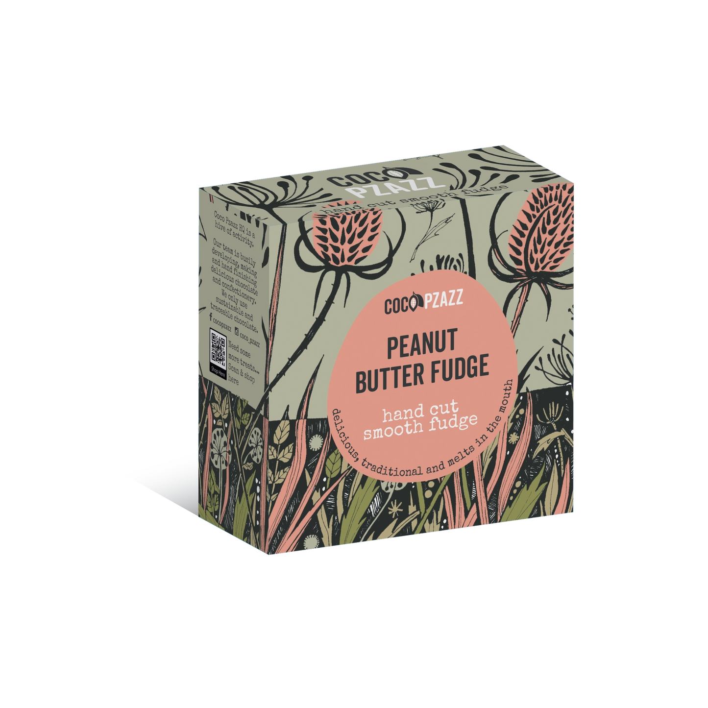 Traditional Hand Cut Peanut Butter Fudge (150g)