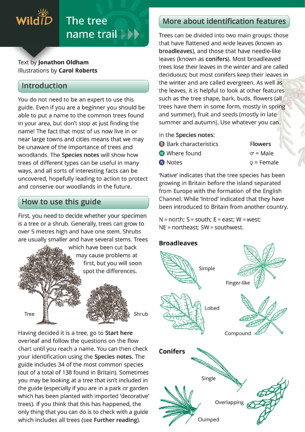 The Tree Name Trail - Wild ID Guide