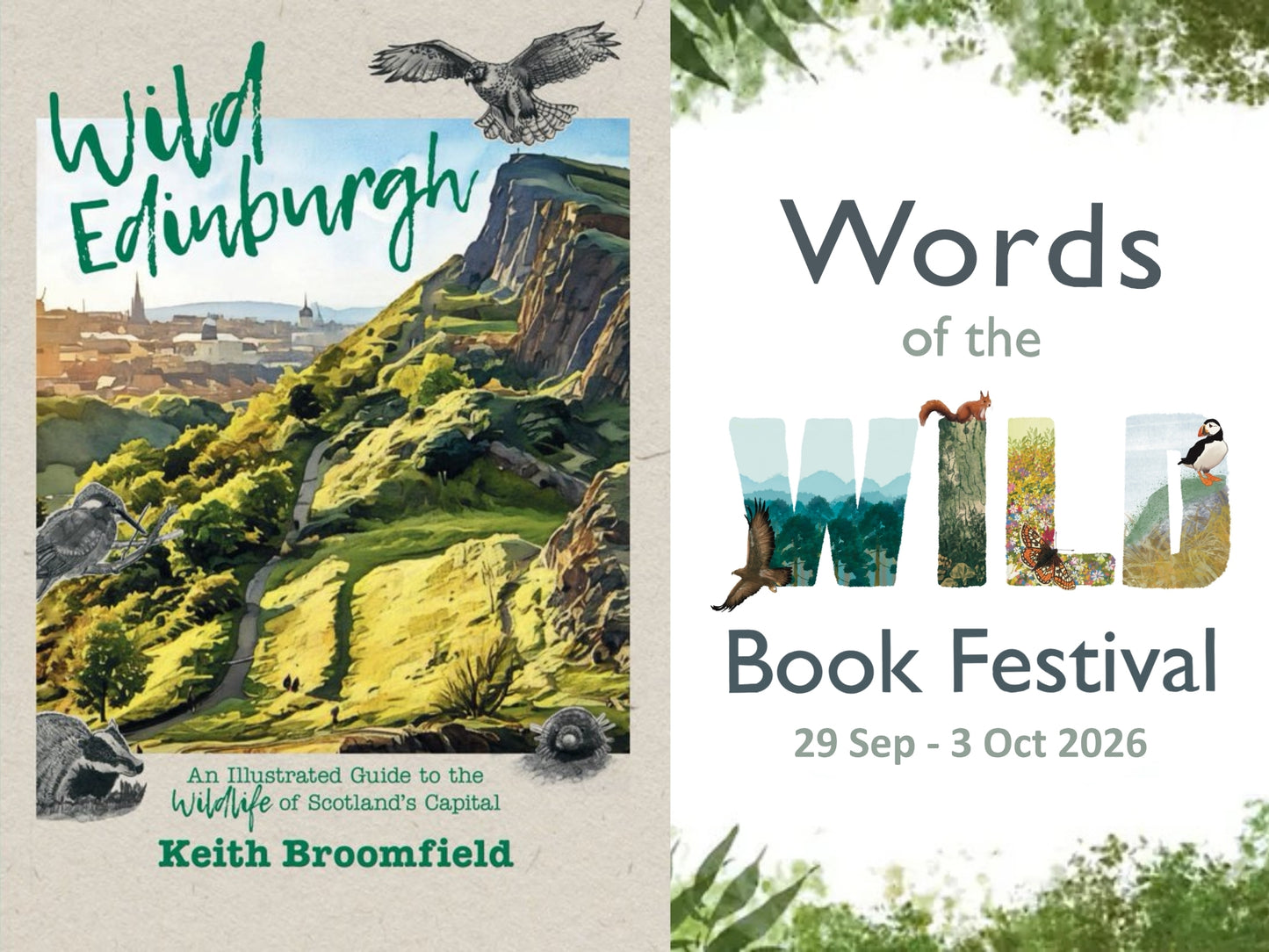 30th Sept - 'Wild Edinburgh' with Keith Broomfield & the Scottish Wildlife Trust