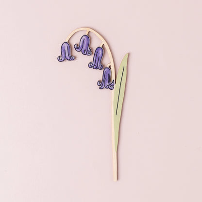 Wooden Wildflower - Bluebells