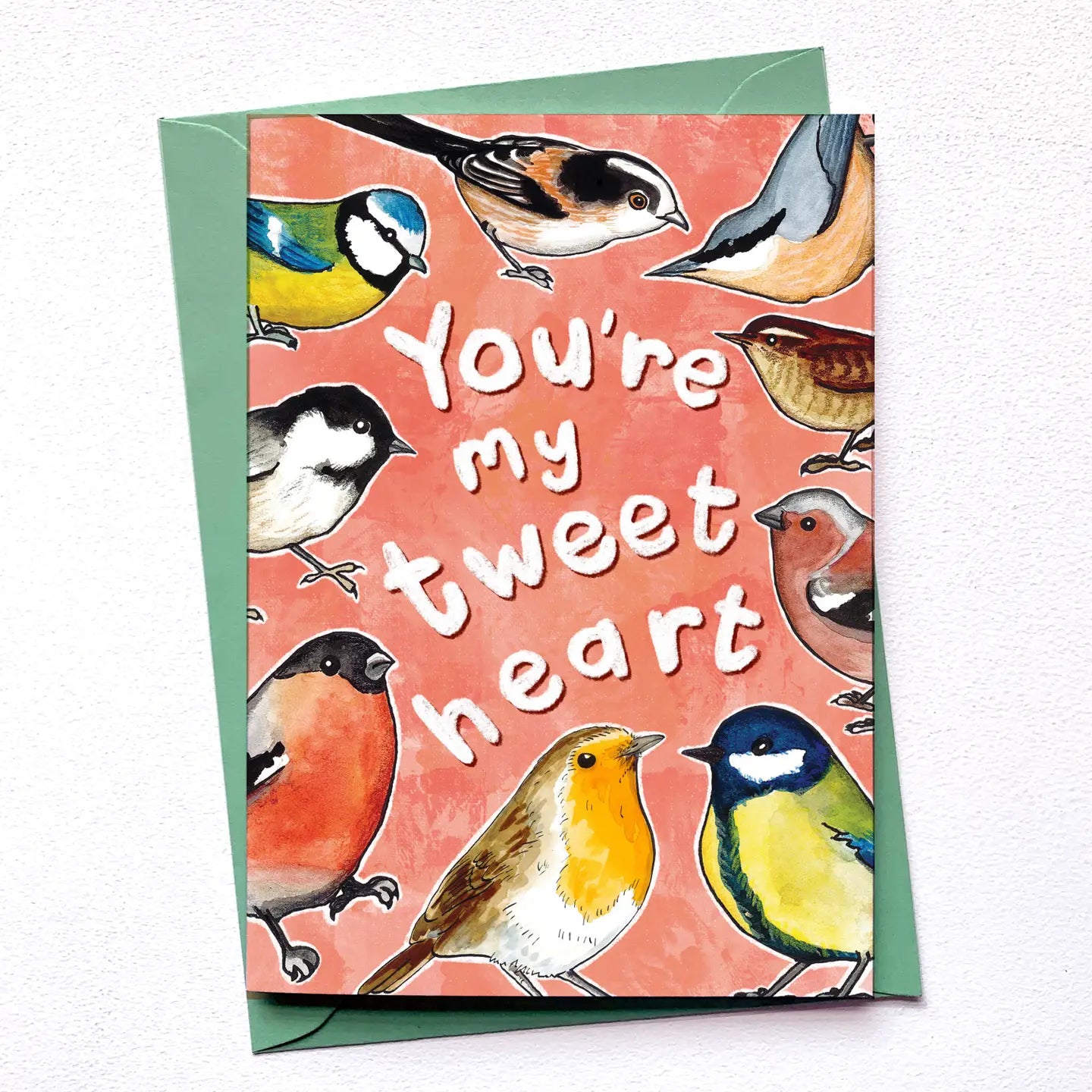 You're My Tweet Heart - Greetings Card