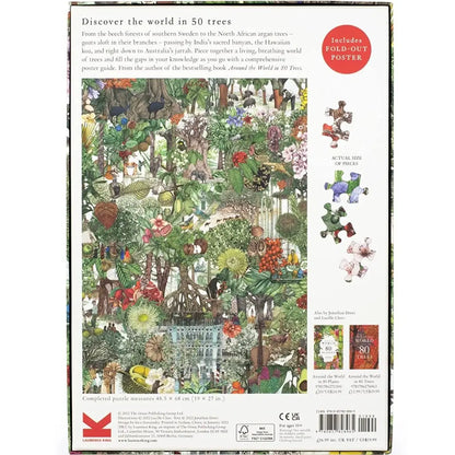 Around the World in 50 Trees: 1000-Piece Jigsaw Puzzle