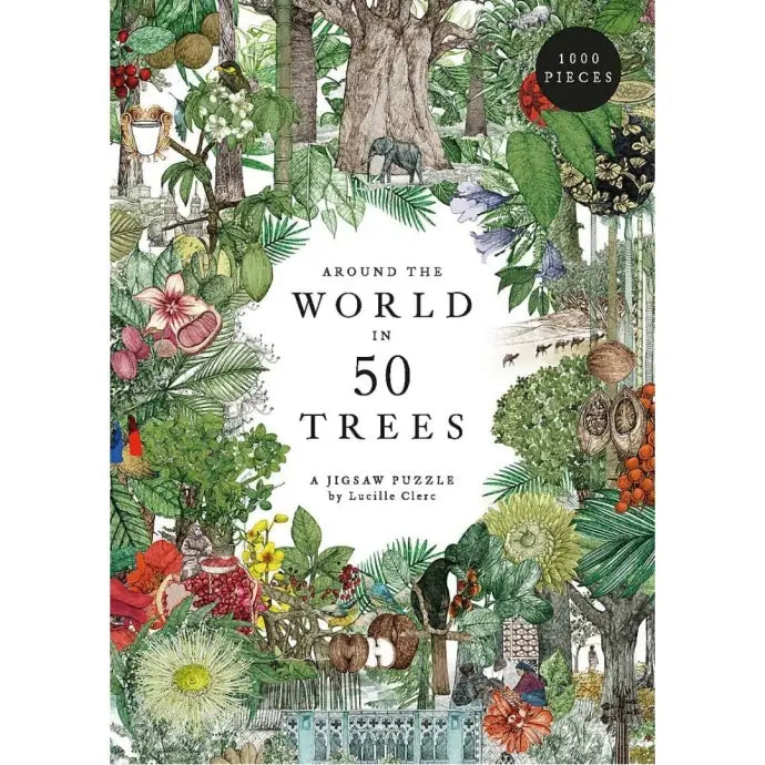Around the World in 50 Trees: 1000-Piece Jigsaw Puzzle