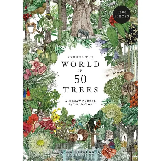 Around the World in 50 Trees: 1000-Piece Jigsaw Puzzle