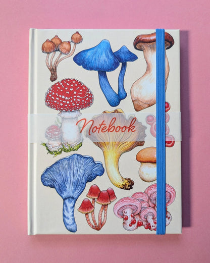 Mushrooms - A5 Blank Notebook (Copy)