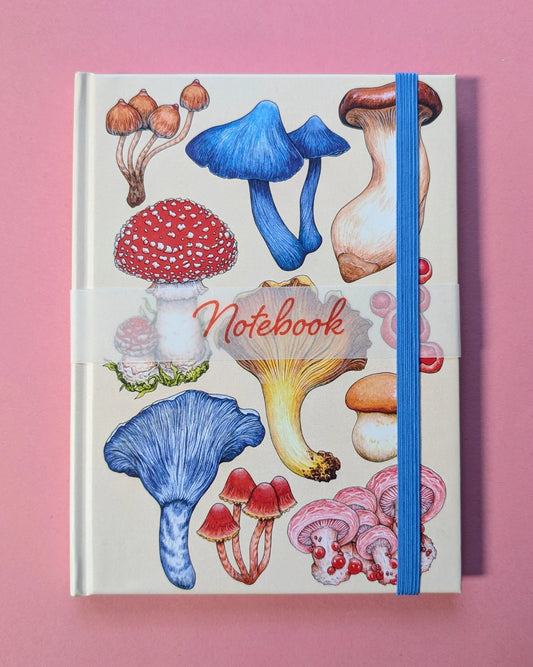Mushrooms - A5 Blank Notebook (Copy)