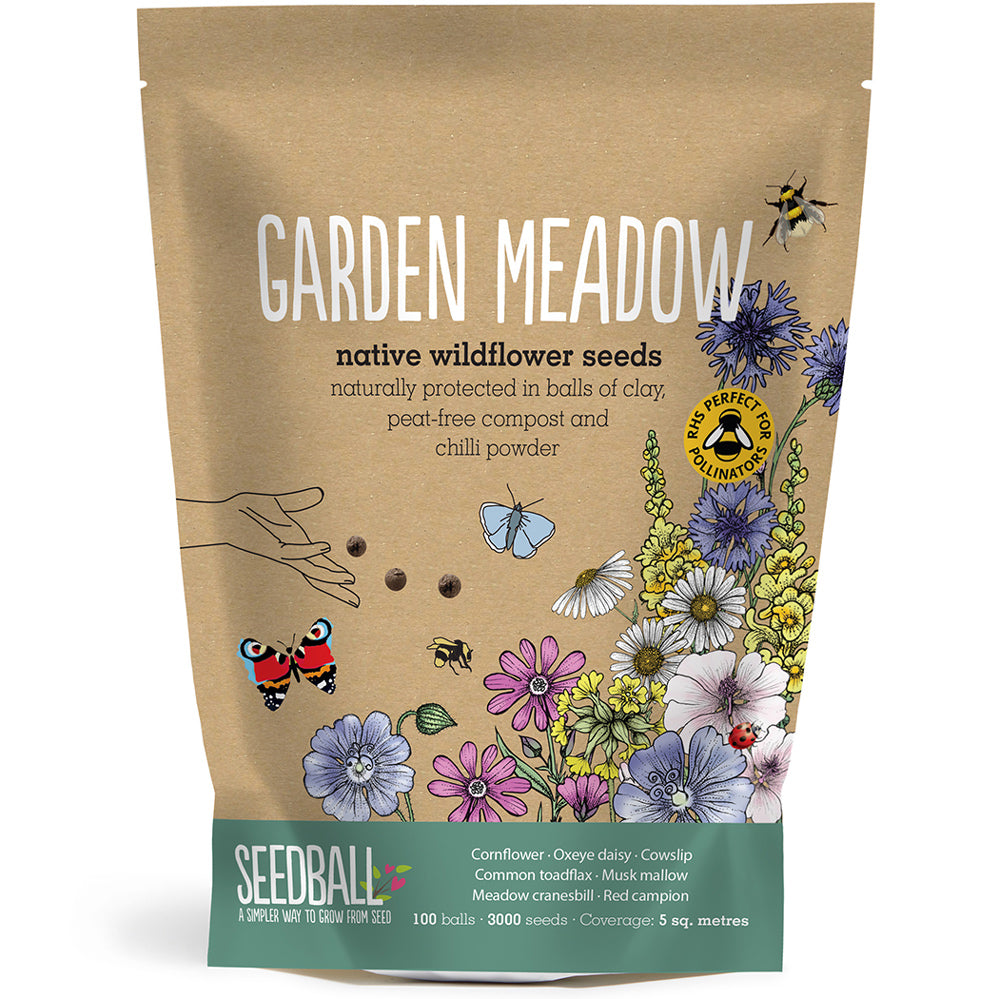 Wildflower Seedball Grab Bag - Garden Meadow Mix
