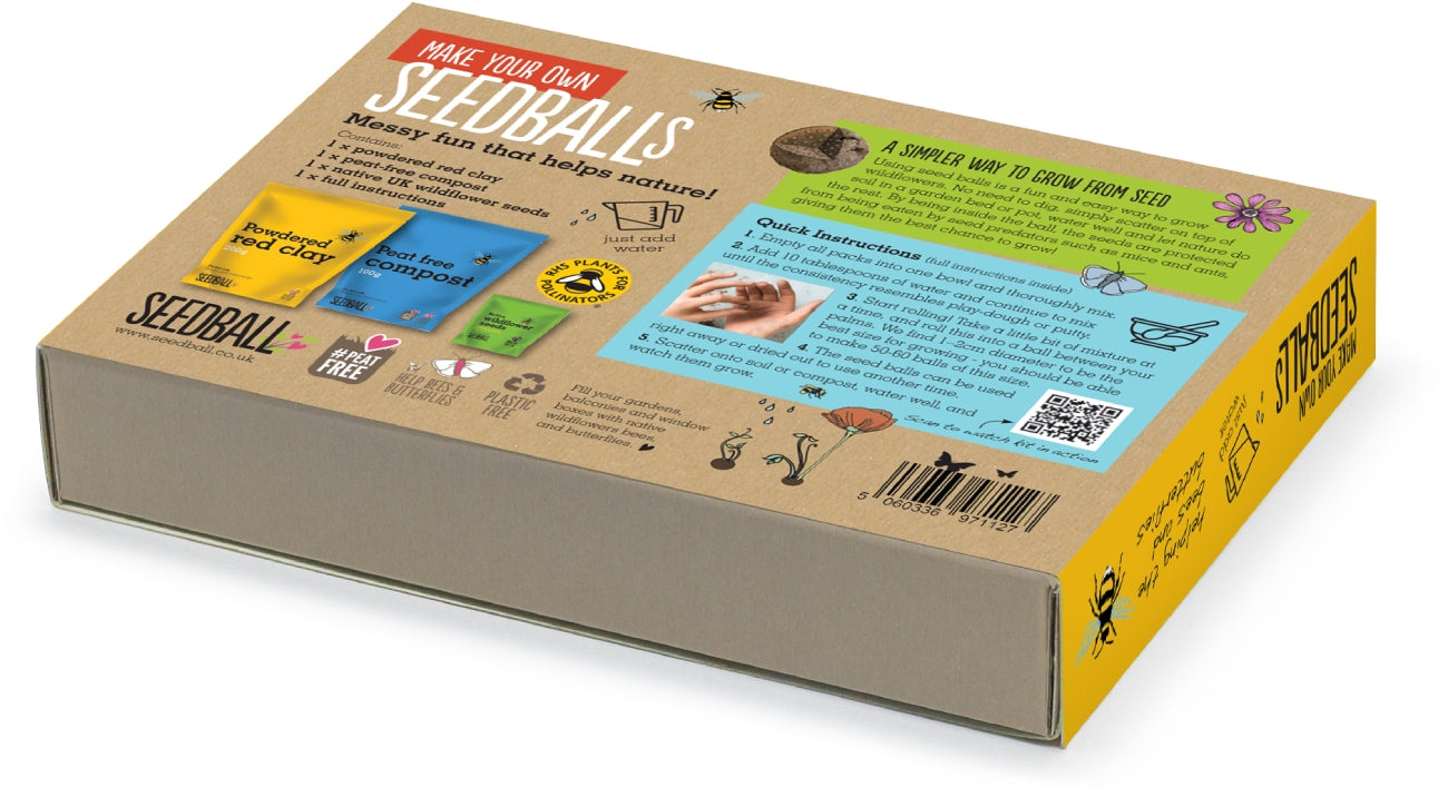 Make Your Own Seedball Kit- Flowers for Bees