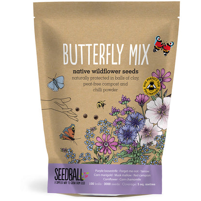 Wildflower Seedball Grab Bag - Butterfly Mix